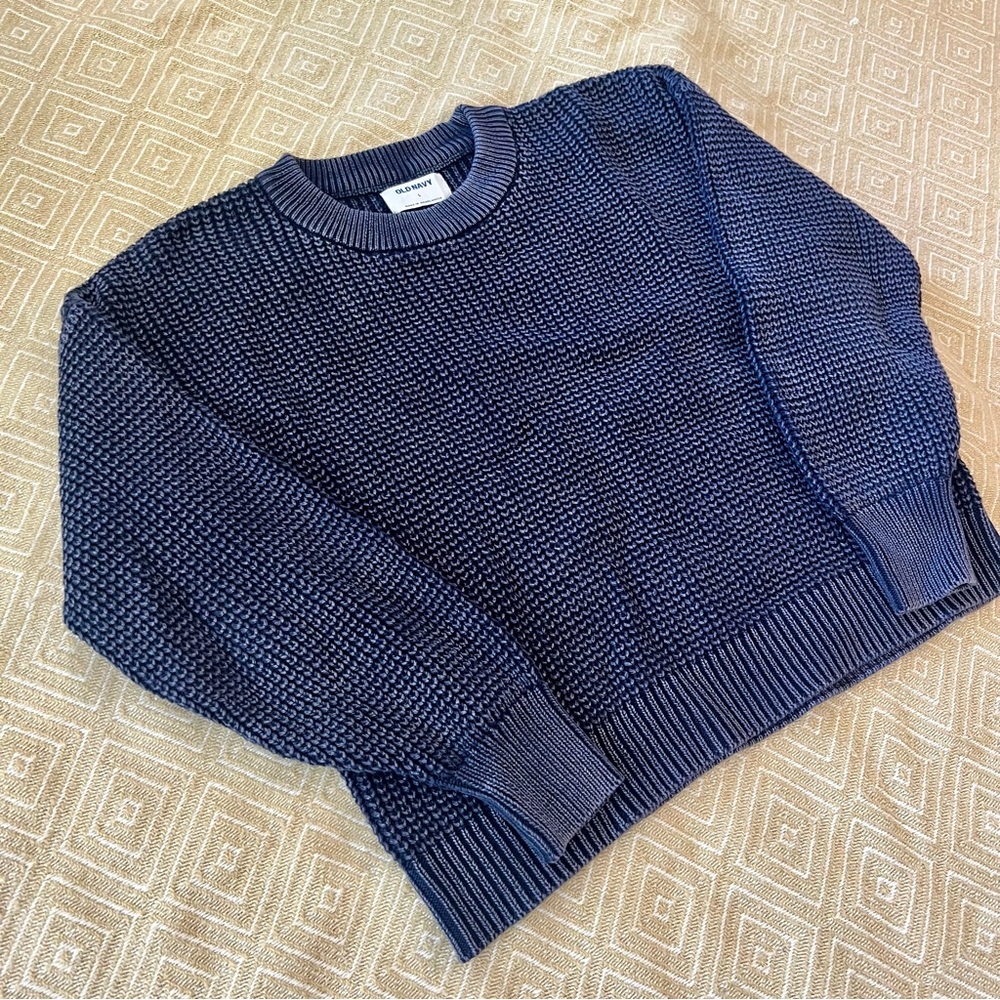 Old Navy knit cotton sweater Large EUC